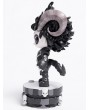 Devil Fashion Black Gothic Skull Horned Resin Kit