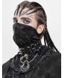 Devil Fashion Black Gothic Skull Spiked Rivet Choker for Men