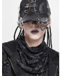 Devil Fashion Black and Gray Pattern Gothic Face Mask Scarf
