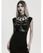 Punk Rave Black Gothic Sexy Punk Hollow Out Leather Harness