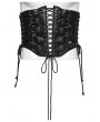 Punk Rave Black Gothic Punk Metal Men's Leather Waistband