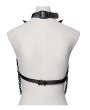 Punk Rave Black Gothic Punk Bat Bow Skull Chain Harness