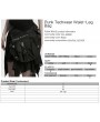 Punk Rave Black Gothic Skull Punk Techwear Rivet Waist-Leg Bag