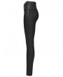 Punk Rave Black Gothic Striped Leggings for Women