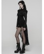 Punk Rave Black Gothic Retro Floral Lace Shorts for Women