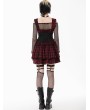 Dark in love Black Gothic Lace Zip Front Waist Training Corset