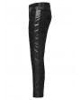 Punk Rave Black Gothic Retro Palace Embroidered Pants for Men