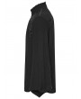 Punk Rave Black Retro Gothic Lace Applique Lantern Sleeves Shirt for Men