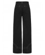 Punk Rave Black Gothic Punk Street Rock Straight Pants for Men