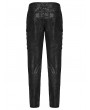 Punk Rave Black Gothic Punk Mottled Printed Pants for Men