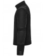 Punk Rave Black Gothic Cyberpunk Mesh Splicing Short Jacket for Men