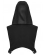 Punk Rave Black Gothic Cyberpunk Short Hooded Vest for Men