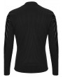 Punk Rave Black Gothic Cyberpunk Striped Long Sleeve T-Shirt for Men