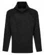 Punk Rave Black Gothic Cyberpunk Decadent Loose T-Shirt for Men