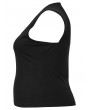 Punk Rave Black Gothic Cyberpunk Sleeveless Plus Size T-Shirt for Women