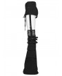 Punk Rave Black Gothic Punk Detachable Flared Pants for Women