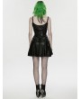 Punk Rave Black Gothic Cyberpunk Gloss Patent Leather Corset Waistband