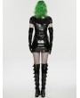 Punk Rave Black Gothic Punk Sexy Gloss Patent Leather Short Dress