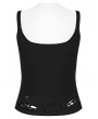 Punk Rave Black Gothic Punk Punk Spider Tattered Vest Top for Women
