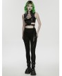 Punk Rave Black Gothic Cyberpunk Leggings for Women