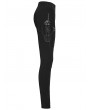 Punk Rave Black Gothic Cyberpunk Leggings for Women