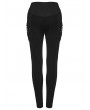 Punk Rave Black Gothic Cyberpunk Leggings for Women