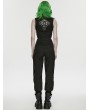 Punk Rave Black Gothic Cyberpunk Mechanical Vest Top for Women