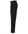 Punk Rave Black Gothic Punk Decadent Denim Pants for Women