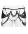 Punk Rave Silver Punk Gothic Metal Blade Waist Chain