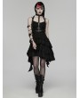 Punk Rave Black Cyberpunk Gothic Skeleton Chain Harness
