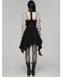 Punk Rave Black Cyberpunk Gothic Skeleton Chain Harness