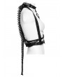 Punk Rave Black Cyberpunk Gothic Skeleton Chain Harness