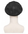Devil Fashion Black Gothic Punk Rivet Spiked Pin Hat with Rings