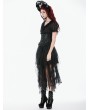 Dark in love Black Dark Gothic Metal Boned Underbust Corset