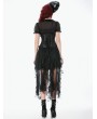Dark in love Black Dark Gothic Metal Boned Underbust Corset