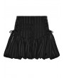 Punk Rave Black Gothic Striped Bloomer Shorts for Women
