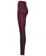 Punk Rave Red Gothic Church Skull Printed Leggings for Women