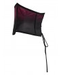 Punk Rave Black and Red Gothic Bat Shape Gradient Corset Belt