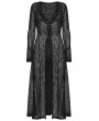 Punk Rave Black Gothic Daily Sun Protection Long Cardigan for Women