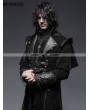 Punk Rave Black Gothic Long Cloak Coat for Men