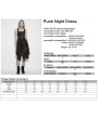 Punk Rave Black Punk Night Gothic Eyelet Irregular Dress