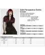 Punk Rave Black Gothic Embroidery Lace Spiked Corset Waistband