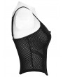 Punk Rave Black Gothic Punk Handsome Camisole Top for Women