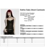 Punk Rave Black Gothic Daily Mesh Camisole Top for Women