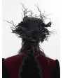 Devil Fashion Black Victorian Gothic Rose Branch Top Hat