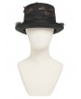 Devil Fashion Black Retro Gothic Ruffle Tassel Tie Hat