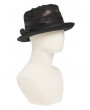 Devil Fashion Black Retro Gothic Ruffle Tassel Tie Hat