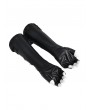 Devil Fashion Black Gothic Punk Studded Leather Gloves for Men
