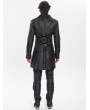 Devil Fashion Black Gothic Retro Jacquard Pattern Tailcoat for Men