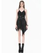 Dark in love Black Gothic Post-Apocalyptic Shredded Asymmetric Dress